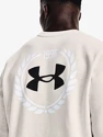 Felpa da uomo Under Armour  Essential Heritge Flc Crw-WHT