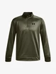 Felpa da uomo Under Armour  Fleece 1/4 Zip-GRN