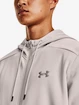 Felpa da uomo Under Armour  Fleece FZ Hoodie-GRY