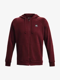 Felpa da uomo Under Armour Rival Fleece FZ Hoodie-RED