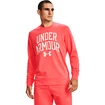 Felpa da uomo Under Armour  RIVAL TERRY CREW-RED