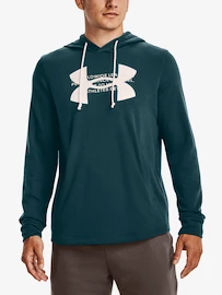 Felpa da uomo Under Armour Rival Terry Logo Hoodie-GRN