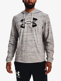 Felpa da uomo Under Armour Rival Terry Logo Hoodie-WHT