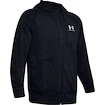 Felpa da uomo Under Armour  SPECKLED FLEECE FZ HOODIE-BLK