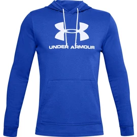 Felpa da uomo Under Armour SPORTSTYLE TERRY LOGO HOODIE blue