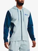 Felpa da uomo Under Armour  SUMMIT KNIT FZ HD-BLU