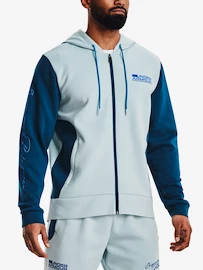 Felpa da uomo Under Armour SUMMIT KNIT FZ HD-BLU