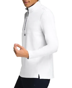 Felpa da uomo Wilson  M Elevate Performance 1/2 Zip Bright White