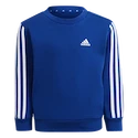 Felpa per bambini adidas  Essentials 3-Stripes Crew Neck Royal Blue 104 cm