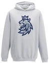 Felpa per bambini Official Merchandise  Czech Hockey Lion Grey 5 - 6 anni