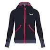 Felpa per bambini Salewa  Puez Hybrid PL G FZ HDY Navy Blazer Melange