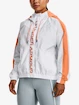 Giacca da donna Under Armour  Rush Woven FZ Jacket-WHT XS