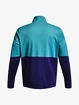 Giacca da uomo Under Armour  PIQUE TRACK JACKET-BLU