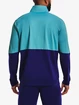 Giacca da uomo Under Armour  PIQUE TRACK JACKET-BLU