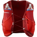 Gilet da corsa Salomon  Active Skin 8 Red Dahlia/High Risk Red