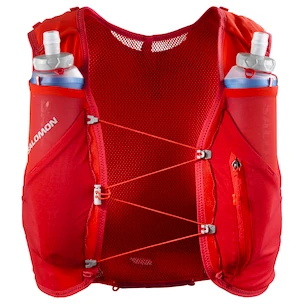 Gilet da corsa Salomon ADV Skin 5 Set Flame Scarlet/Haute Red