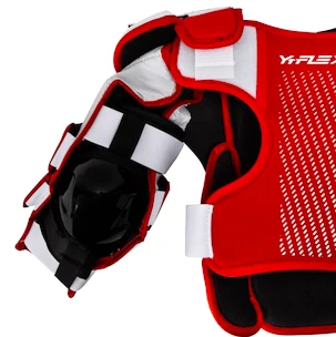 Gilet da hockey per portiere CCM YTflex 3 White/Red Youth L/XL