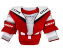 Gilet da hockey per portiere CCM YTflex 3 White/Red Youth L/XL