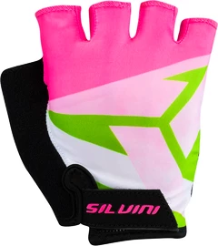 Guanti da ciclismo per bambini Silvini Ose pink