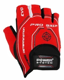 Guanti da fitness Power System Fitness Rukavice Pro Grip Evo Červené