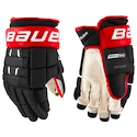 Guanti da hockey Bauer Pro Series Black/Red Intermediate 13 pollici