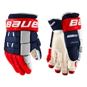 Guanti da hockey Bauer Pro Series Navy/Red/White Intermediate 13 pollici