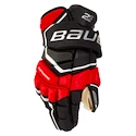 Guanti da hockey Bauer Supreme 2S Pro Black/Red Youth