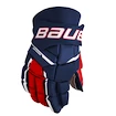 Guanti da hockey Bauer Supreme M3 Navy/Red/White Intermediate