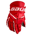 Guanti da hockey Bauer Supreme M3 Red Senior