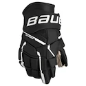 Guanti da hockey Bauer Supreme M5PRO Black/White Intermediate 12 pollici