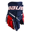 Guanti da hockey Bauer Supreme M5PRO Navy/Red/White Intermediate