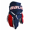 Guanti da hockey Bauer Supreme MACH Navy/Red/White Senior