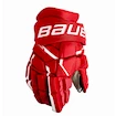 Guanti da hockey Bauer Supreme MACH Red Intermediate 12 pollici