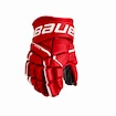 Guanti da hockey Bauer Supreme MACH Red Junior