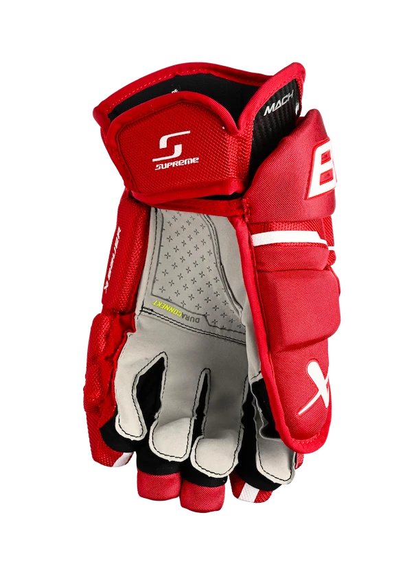 Guanti da hockey Bauer Supreme MACH Red Senior Sportega