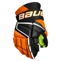 Guanti da hockey Bauer Vapor 3X Black/Orange Junior