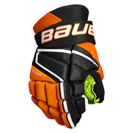 Guanti da hockey Bauer Vapor 3X Black/Orange Junior