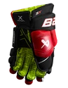 Guanti da hockey Bauer Vapor 3X Black/Red Junior