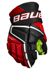 Guanti da hockey Bauer Vapor 3X Black/Red Junior