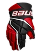 Guanti da hockey Bauer Vapor 3X Black/Red Senior