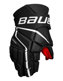 Guanti da hockey Bauer Vapor 3X Black/White Intermediate