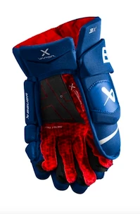 Guanti da hockey Bauer Vapor 3X Blue Intermediate