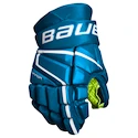 Guanti da hockey Bauer Vapor 3X Blue Junior 11 pollici