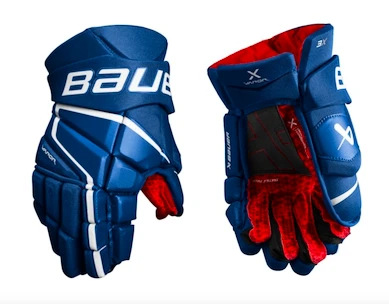 Guanti da hockey Bauer Vapor 3X Blue Senior 15 pollici