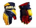 Guanti da hockey Bauer Vapor 3X Navy/Gold Intermediate