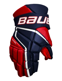 Guanti da hockey Bauer Vapor 3X Navy/Red/White Intermediate