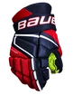 Guanti da hockey Bauer Vapor 3X Navy/Red/White Junior