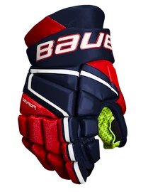 Guanti da hockey Bauer Vapor 3X Navy/Red/White Junior