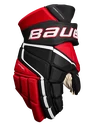 Guanti da hockey Bauer Vapor 3X PRO Black/Red Intermediate