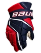 Guanti da hockey Bauer Vapor 3X PRO Navy/Red/White Intermediate